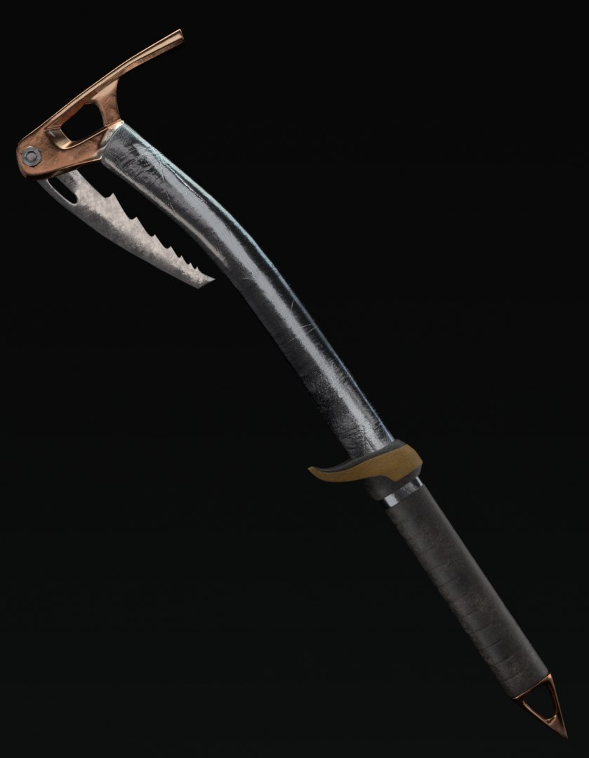 3D Ice Axe Hammer New TurboSquid 1231968