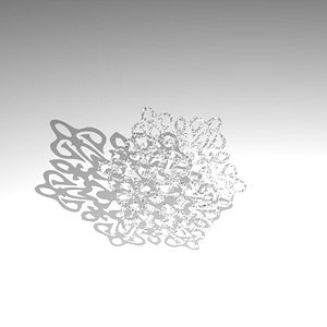 3ds max snow flake snowflake