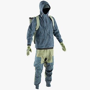 Men's Pants with Pullover, Jacket, Backpack, Hat and Gloves 11