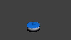 Tea Candle Blue