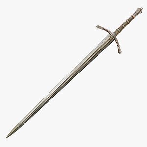 3D Medieval Longsword model