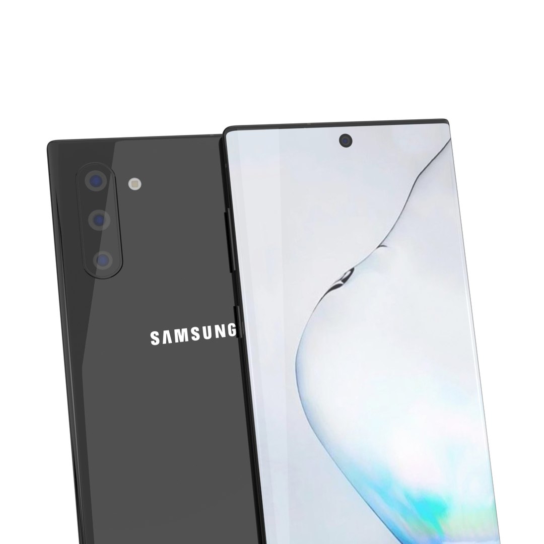 Samsung Galaxy Note 10 3D Model - TurboSquid 1446925