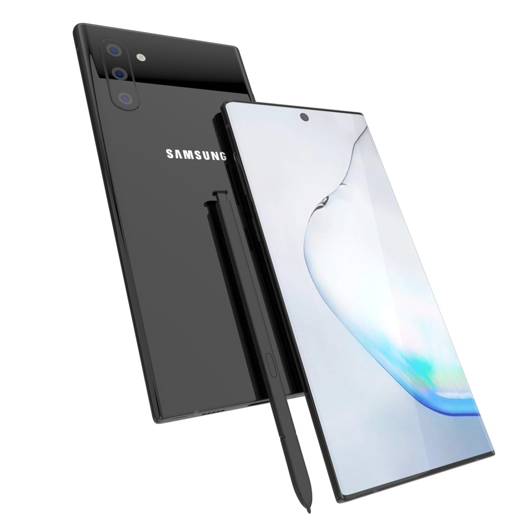 Samsung Galaxy Note 10 3D Model - TurboSquid 1446925
