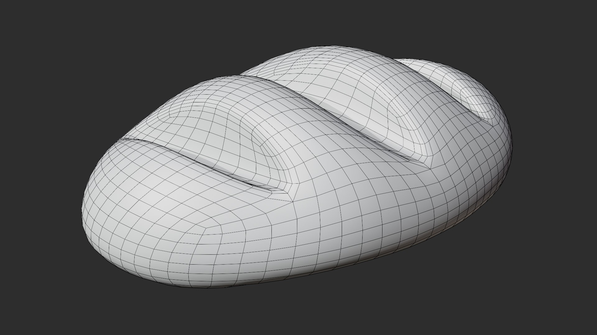 Stylized Bread Loaf 3D model https://p.turbosquid.com/ts-thumb/T0/oBh2kd/RB/loafwireframe/jpg/1749847535/1920x1080/fit_q87/3ef62d5621b31664e6e8fb871b6fbbec36a056f4/loafwireframe.jpg