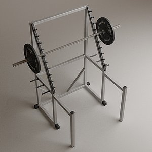 3d large rack model