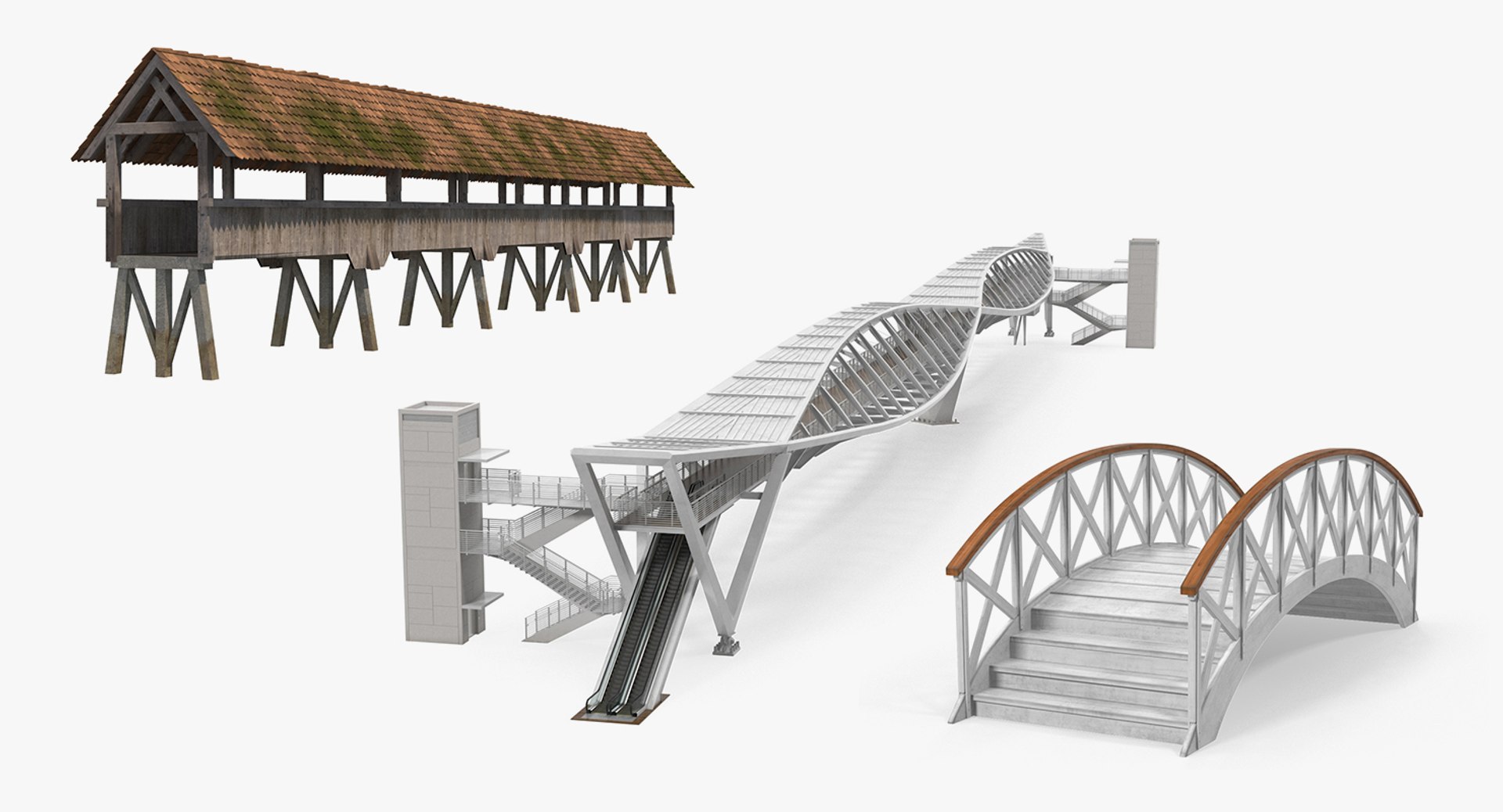 3D Pedestrian Bridges Collection https://p.turbosquid.com/ts-thumb/T0/rqkfbp/Qf/pedestrianbridgescollectionmb3dmodel001/jpg/1660086539/1920x1080/fit_q87/bb12c7e5d6596bc025d657068442474be15f6ac4/pedestrianbridgescollectionmb3dmodel001.jpg