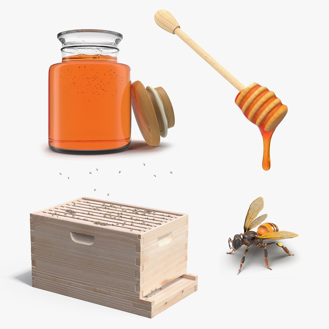 Honey Farm Collection 2 3D model preview