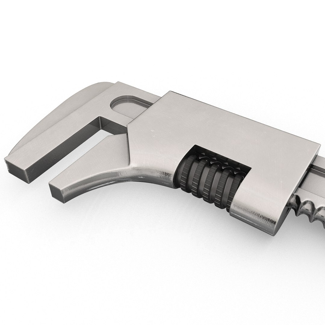 3d model monkey wrench 2