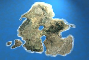 3d remote island military port