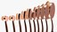 Oval Makeup Foundation Brush Fur