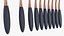 Oval Makeup Foundation Brush Fur