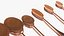 Oval Makeup Foundation Brush Fur