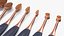 Oval Makeup Foundation Brush Fur