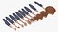 Oval Makeup Foundation Brush Fur