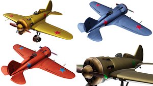 3D Aeroplane Collection model