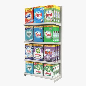 Supermarket Shelf Soap Powder