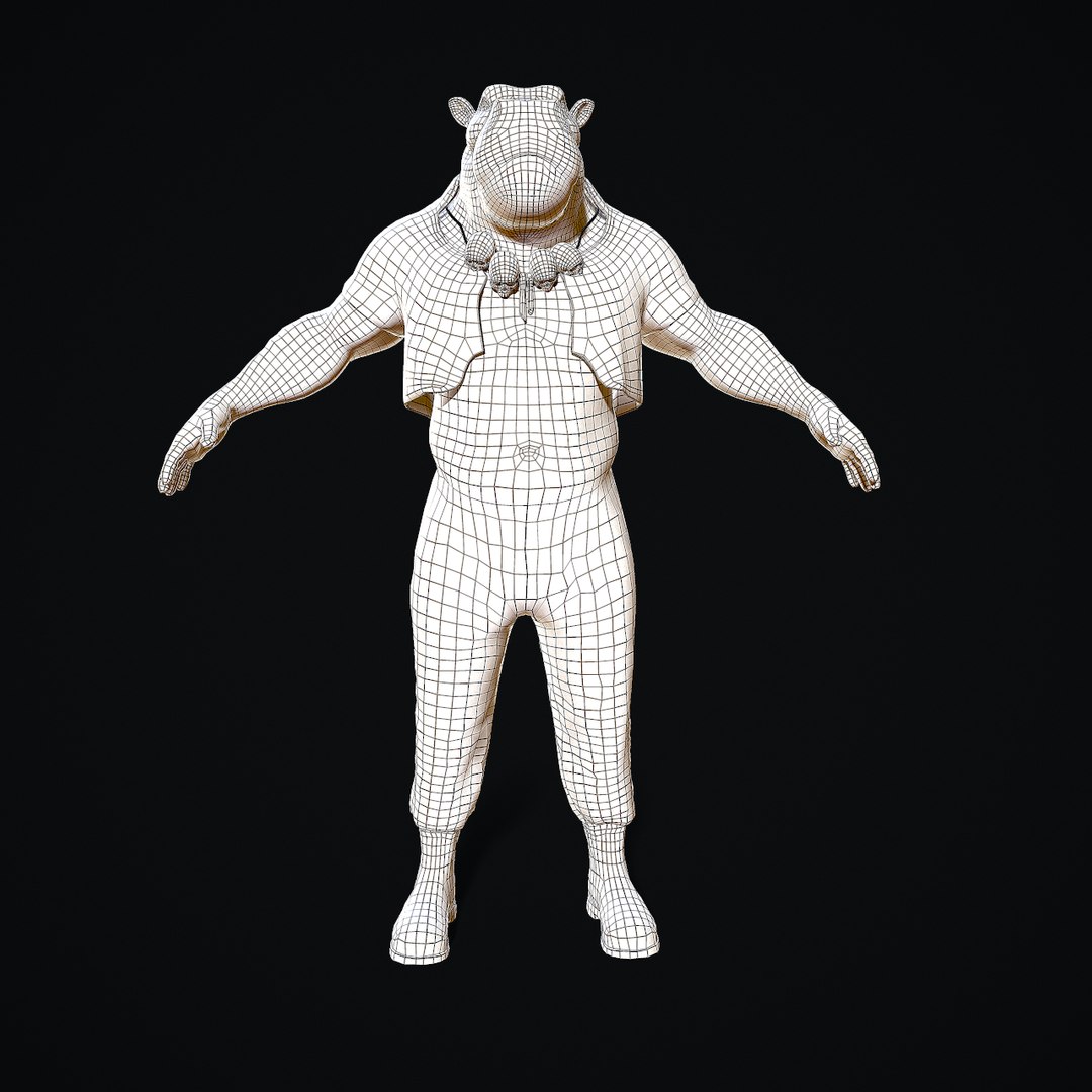 3D hippopotamus character model https://p.turbosquid.com/ts-thumb/T1/1eMcSt/wCIPqo3F/screenshot003/png/1589048413/1920x1080/fit_q87/e026eb9bab594252f4724fb2335b85b6da01ed95/screenshot003.jpg