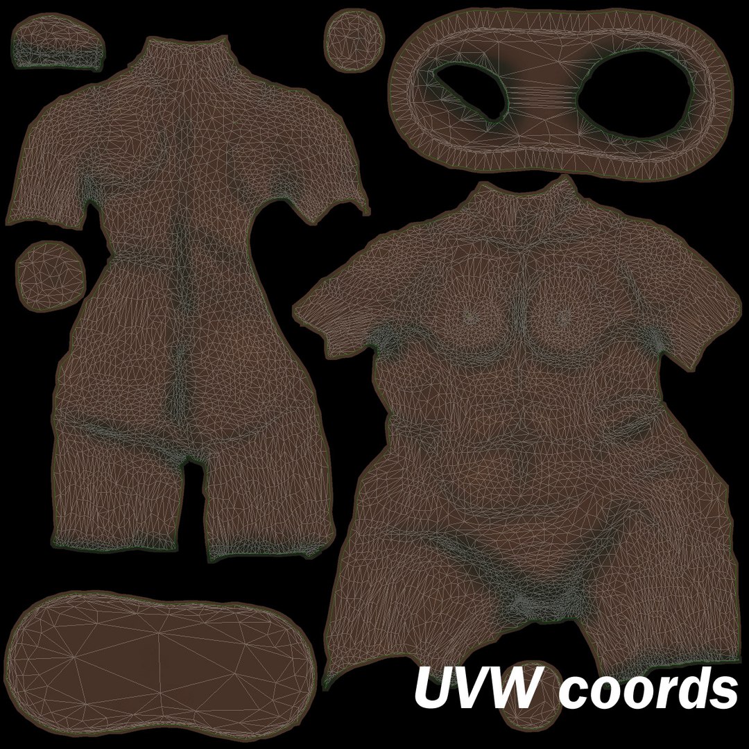 3d Torso Sculpture Statue Model