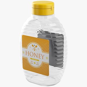 Empty Honey Bottle model