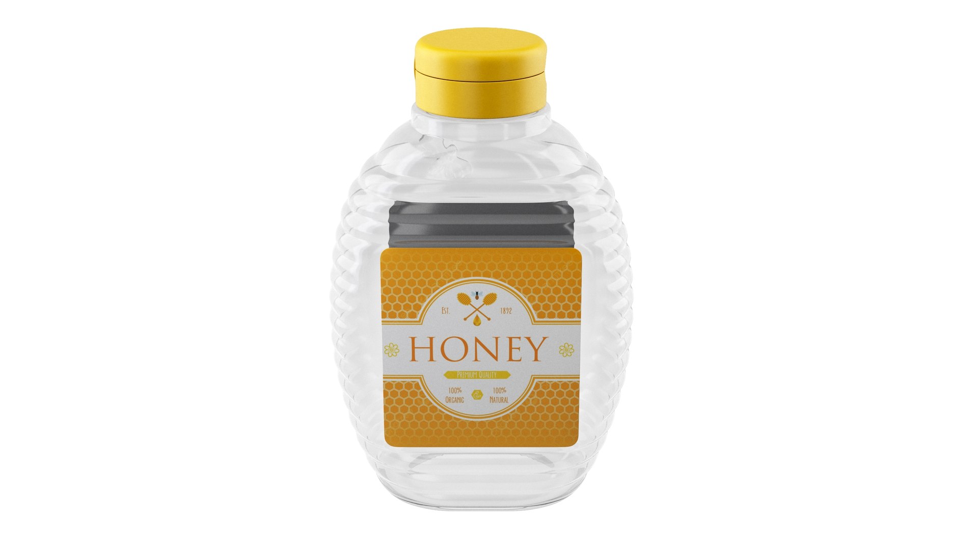 Empty Honey Bottle model https://p.turbosquid.com/ts-thumb/T1/3PUEnc/LJ/honey_0015/jpg/1740336883/1920x1080/fit_q87/561dc52f10c9d93a4668a082b03a3a3ef1f363d7/honey_0015.jpg