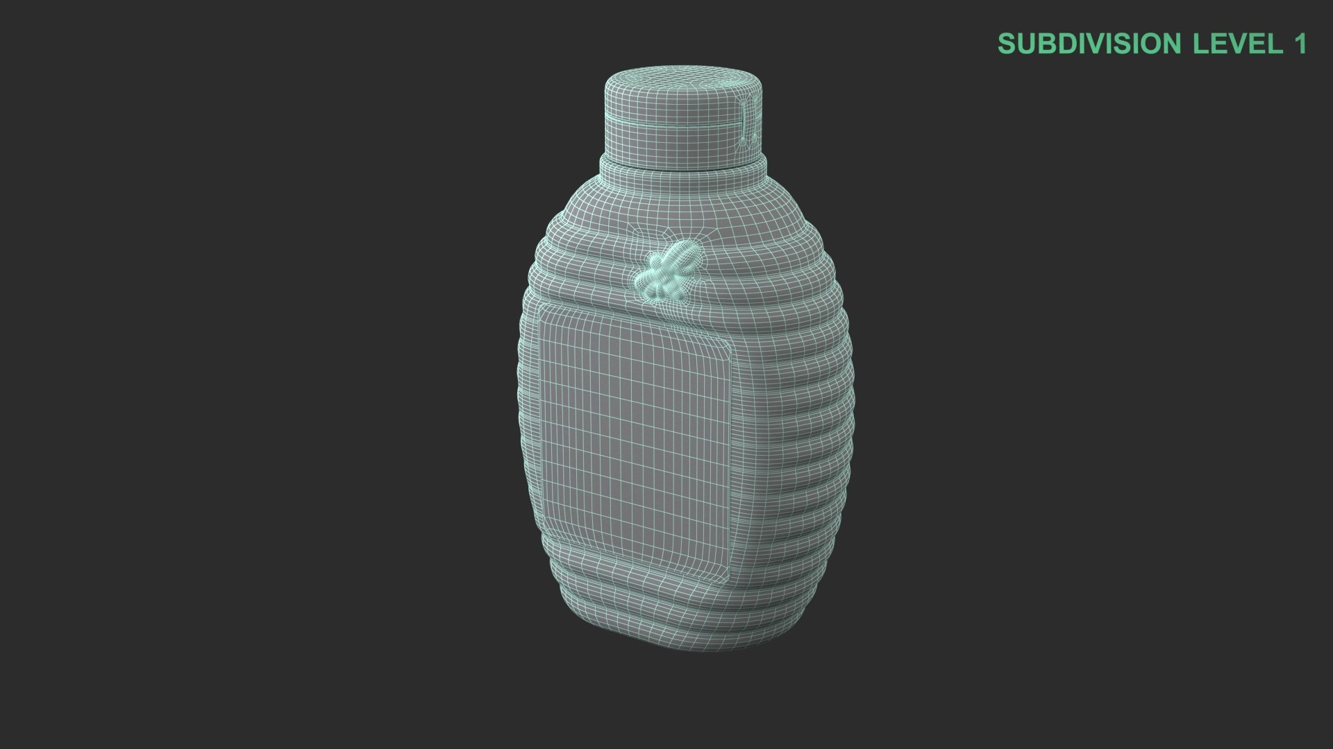 Empty Honey Bottle model https://p.turbosquid.com/ts-thumb/T1/3PUEnc/Vb/wireframe_0004/jpg/1740336908/1920x1080/fit_q87/9e368e92f7a723ce845abb8c78a4d92bc0c25748/wireframe_0004.jpg