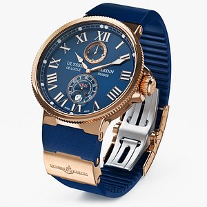 3d model of wrist watch ulysse nardin