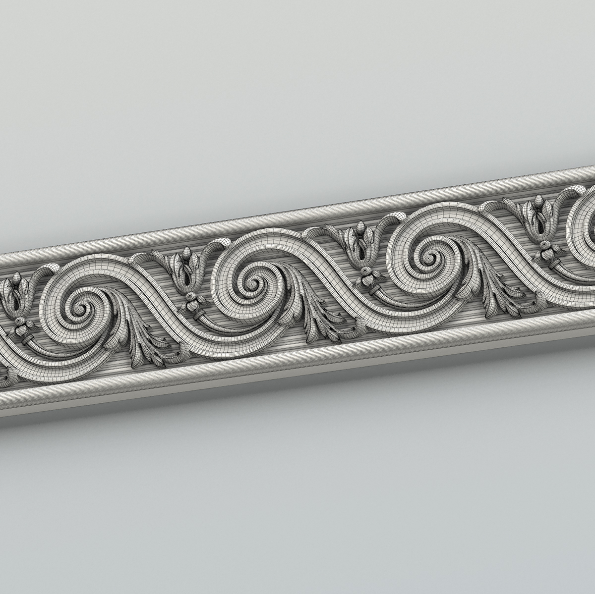 3d model decorative molding