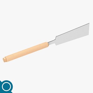 3D model japanese pull saw