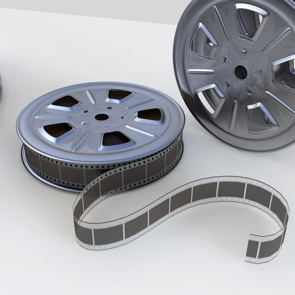 3d model film reel