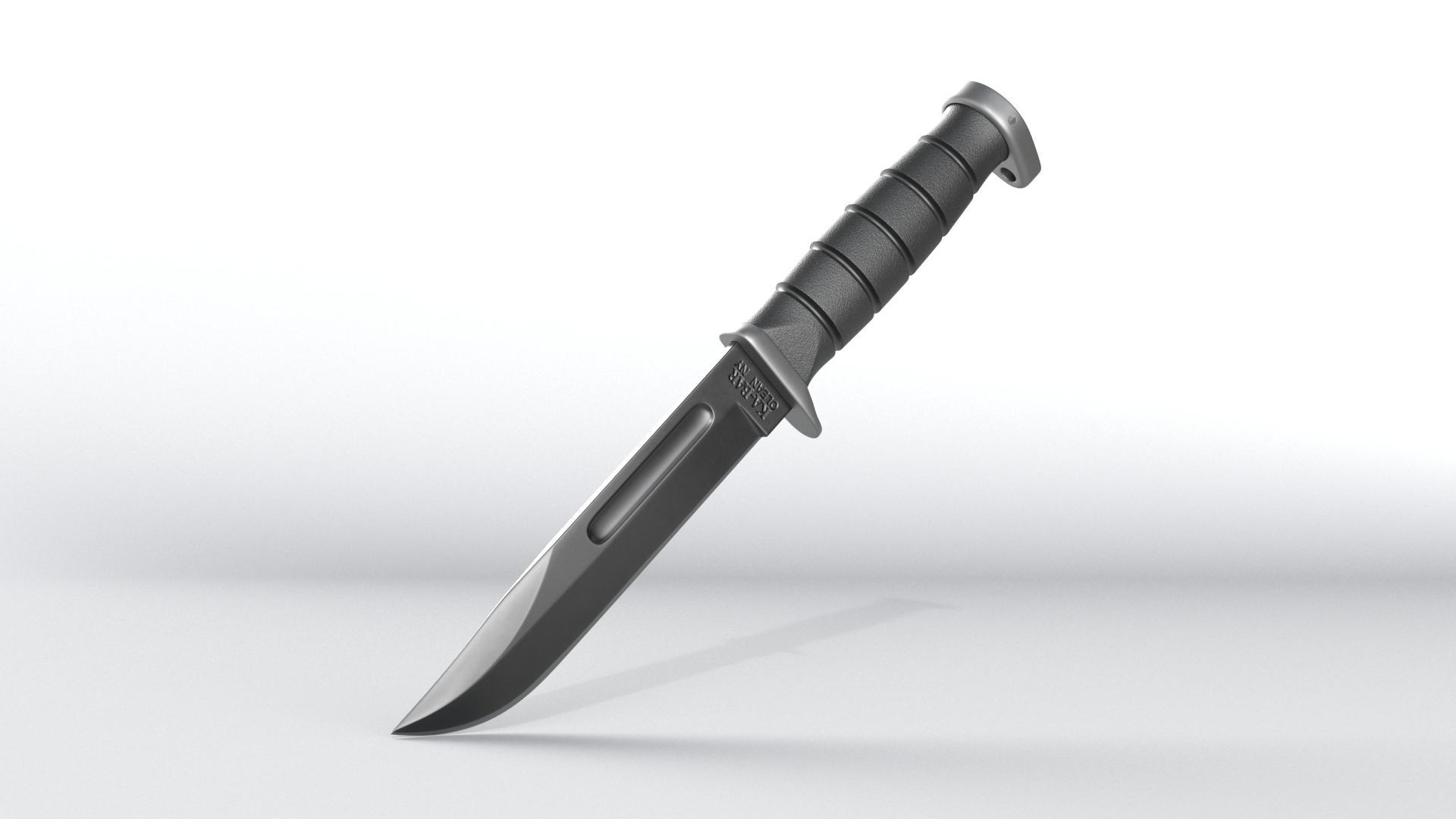 KABAR D2 Extreme Fighting Knife 1292 Modelo 3D TurboSquid 1874002