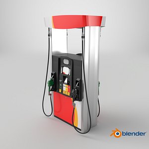 3D model Gas Pump