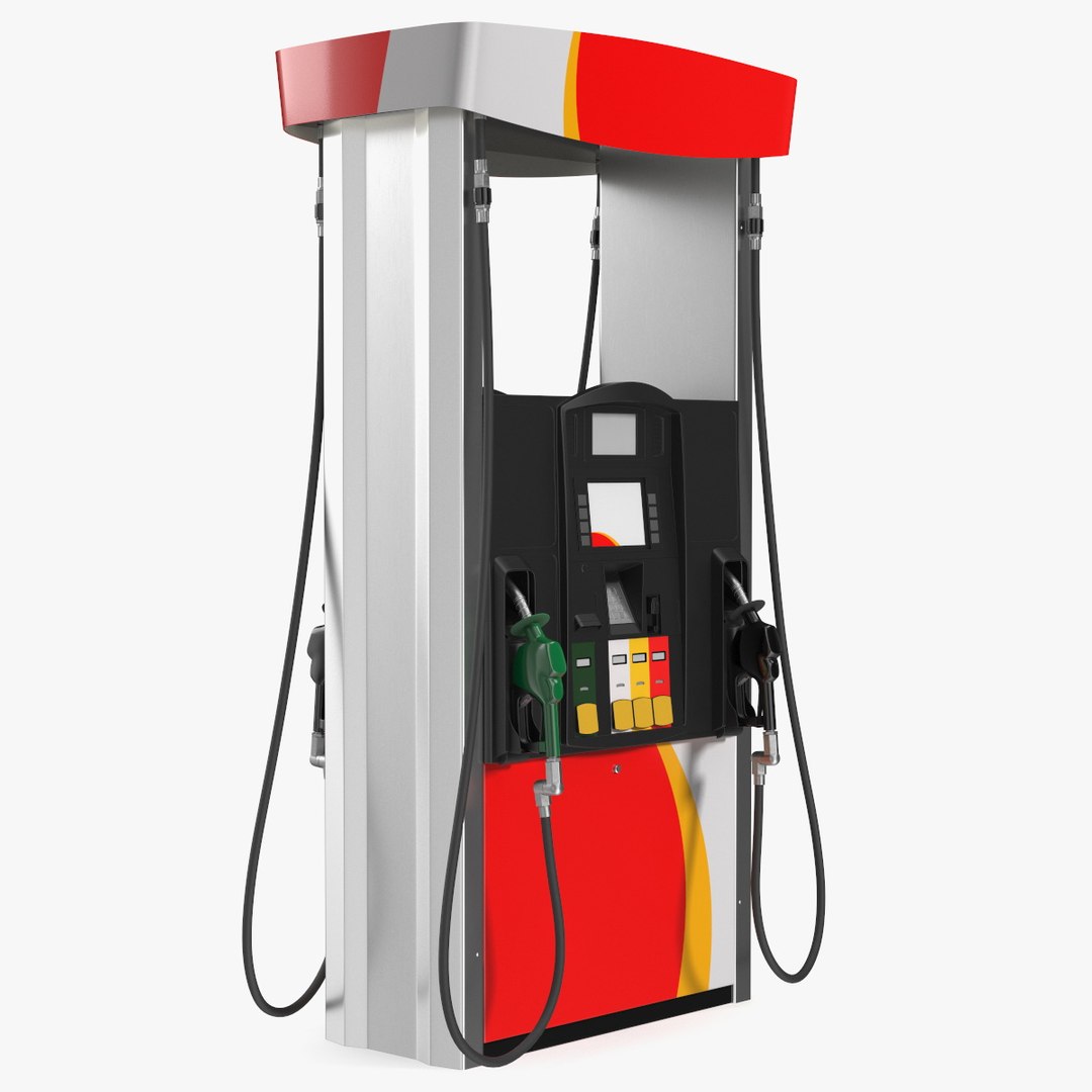 Gas Pump 3D model preview