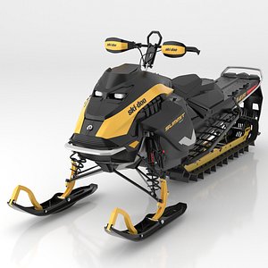 New 2026 Snowmobile Ski-Doo Summit Neo Plus 3D Model 3D