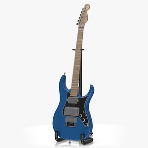 Electric Guitar with Stand V2