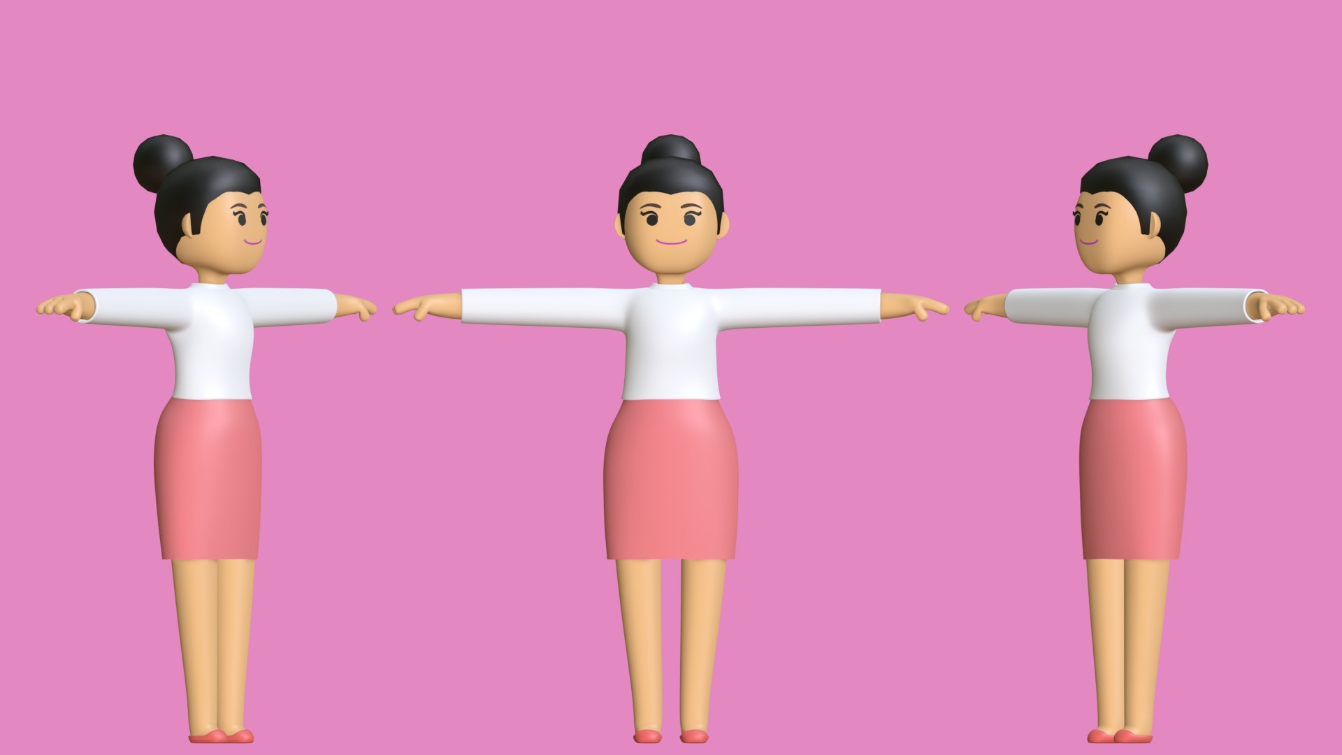 Minimal Women Cartoon Character 3D model https://p.turbosquid.com/ts-thumb/T1/UO2JG5/Hf/third_eevee/png/1628423997/1920x1080/fit_q87/78c3b62a97d252c37a3c182f4ca531fc2b4275af/third_eevee.jpg