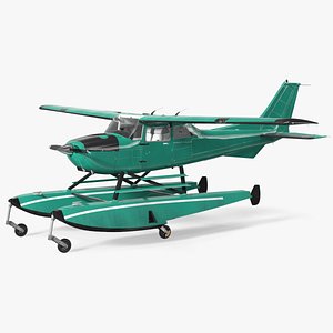 Four Seat Seaplane 3D model