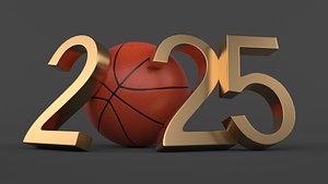 3D New Year 2025 model