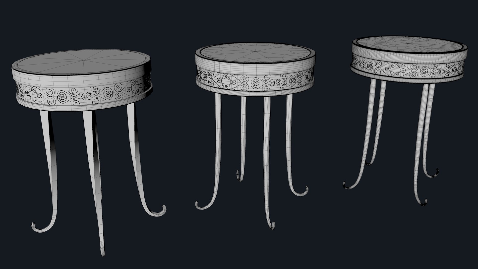 Side Table 3D Model - TurboSquid 1882323