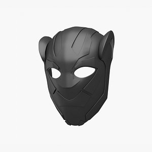 Black Panther Mask 3D model