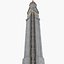 Château manoir tour 2 minaret phare maison détail low poly exotique perse église cathédrale vieux palais asile monument histoire classique vieux historique vintage architecture architectural Rome Russie religion merveille religieux mémorial