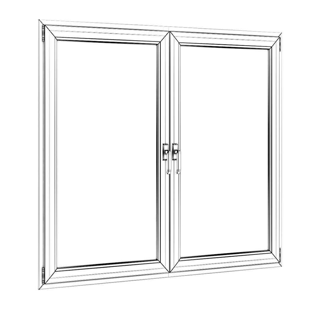 Window Metal 3d C4d