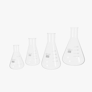 flasks blender 3D model