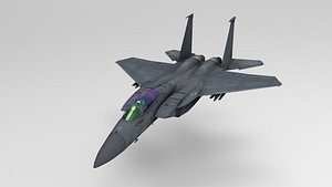 3D F15C Eagle Fighter Jet