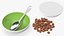 Palline di Cioccolato ai Cereali in Ciotola con Latte