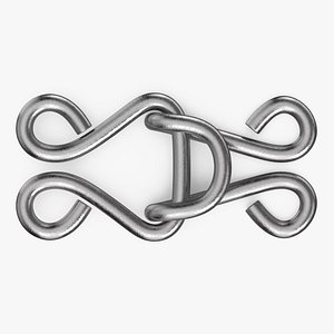 Clothes Hook 1v PBR model