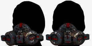 3D model gas mask