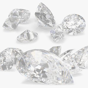 Cut Diamond Crystals
