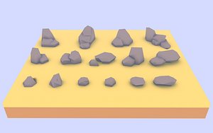 rocks sketchup 3D