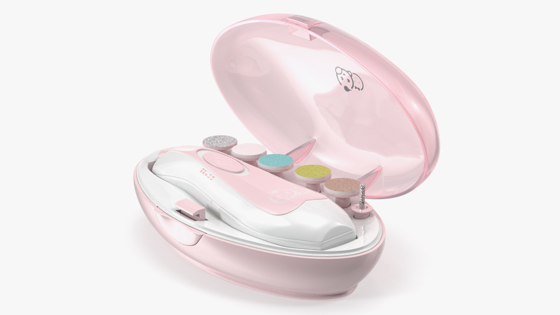 Electric Nail Trimmer Royal Angels Pink 3D model preview