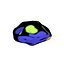 Kolorowa maska na twarz Monster 3D